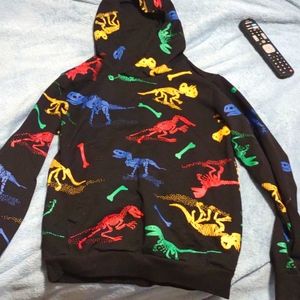 Boys 10/12 Dinosaur Hoodie